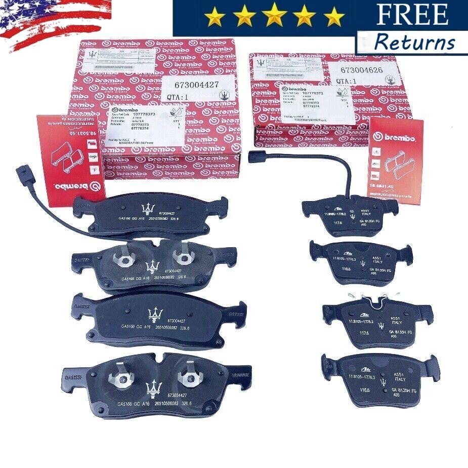 Fits For Maserati Levante 2017-2021 New Front ＆ Rear Brake Pads
