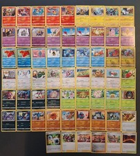 60 Pokemon Karten Holo Strahlende Sterne Panferno Starmie Lapras Komiya Kanda DE