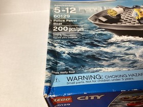 LEGO CITY: Police Patrol Boat (60129) Retired-New Sealed-Some Box Damage