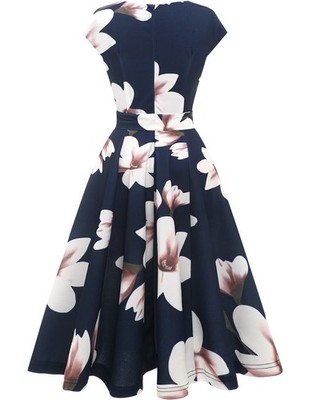 DRESSTELLS Floral Cocktail Dress Women Wedding Guest Formal Spring Easter |  eBay