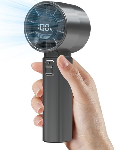 Portable Handheld Fan, High-Speed Personal mini Fan, USB Rechargeable 4000mAh...
