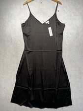 Women’s The Drop “Ana” Slip Dress – Black – Size XXL 2XL – NWT Goth Summer Plus