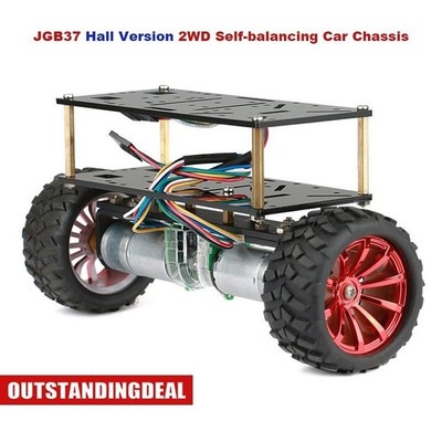 JGB37 Hall Version 1:18 16CPR Speed Measuring Motor Self-balancing Car Chassis #