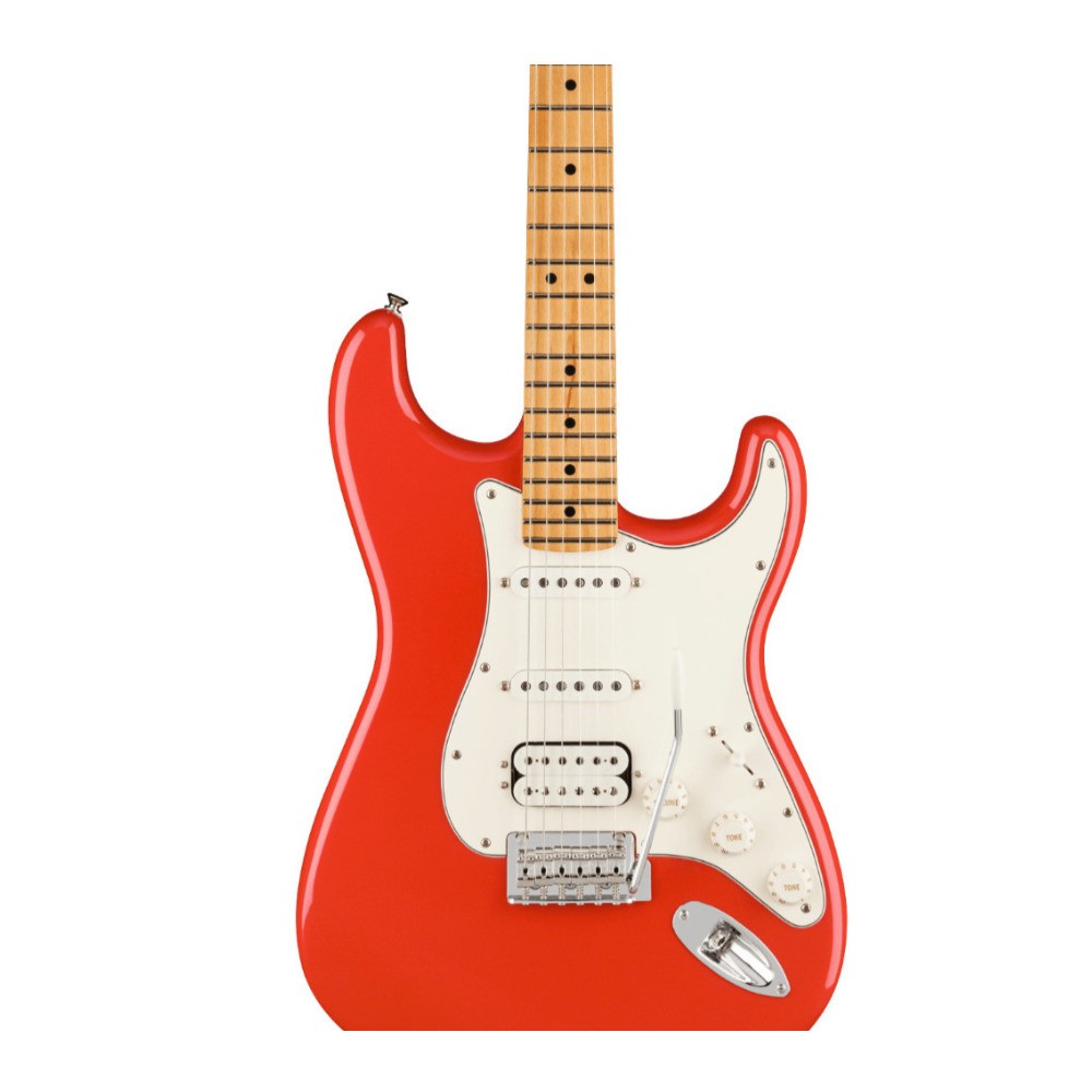 Fender Stratocaster レッドエレキギター Fender Player Stratocaster HSS Guitar (Limited Edition Fiesta Red