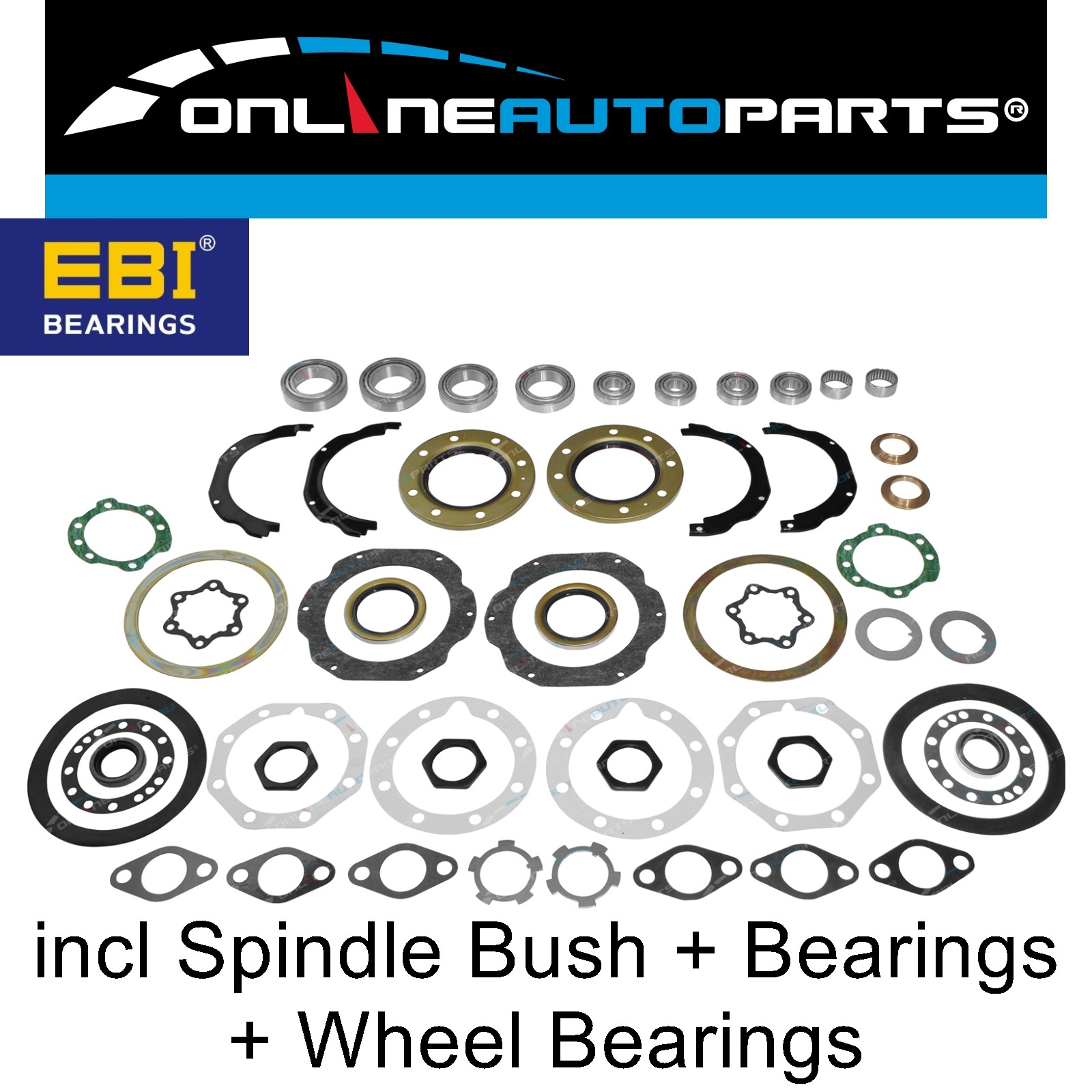 Toyota Landcruiser 80 & 105 Series Swivel Hub Spindle Wheel Bearing Kit