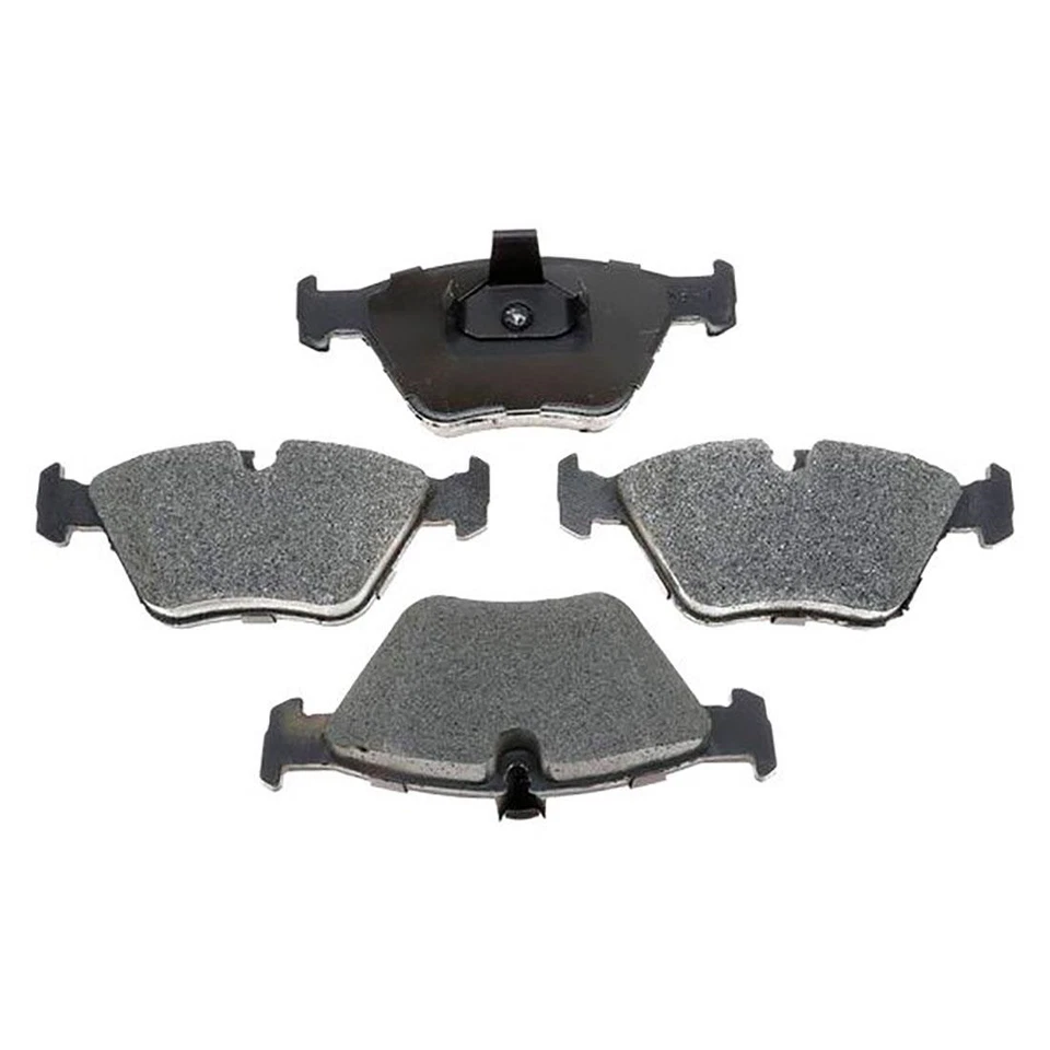 Kit de rotores de freno delanteros + pastillas metálicas y herrajes para BMW 528i 1997-2000 Foto 2 de 4