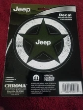 Jeep Decal Chroma Graphics 25073 Officially Licensed Product Free Shipping!🇺🇸
