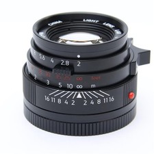 Light lens lab M 50mm F2 Summilux-M for Leica M Black paint Lens