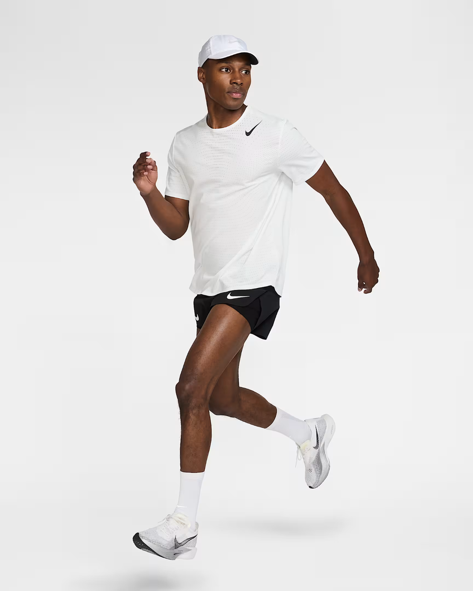 Nike Aeroswift Mサイズ ホワイト シャツ Nike Aeroswift Dri-Fit ADV Running Short Sleeve Shirt White
