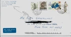 RETURNED LETTER CYPRUS  25 MR 2000-USA(NEW YORK) -CYPRUS  IN XF CONDITION