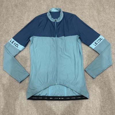 Le Col Women s Size XL Blue Long Sleeve Cycling Jersey