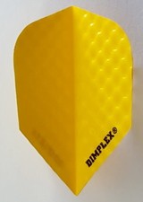 Harrows Solid Yellow Dimplex Standard Dart Flights