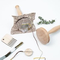 StopfzubehöR-Set Aus Holz Stopfpilz Diy Pilzform NäHwerkzeuge Niedlicher