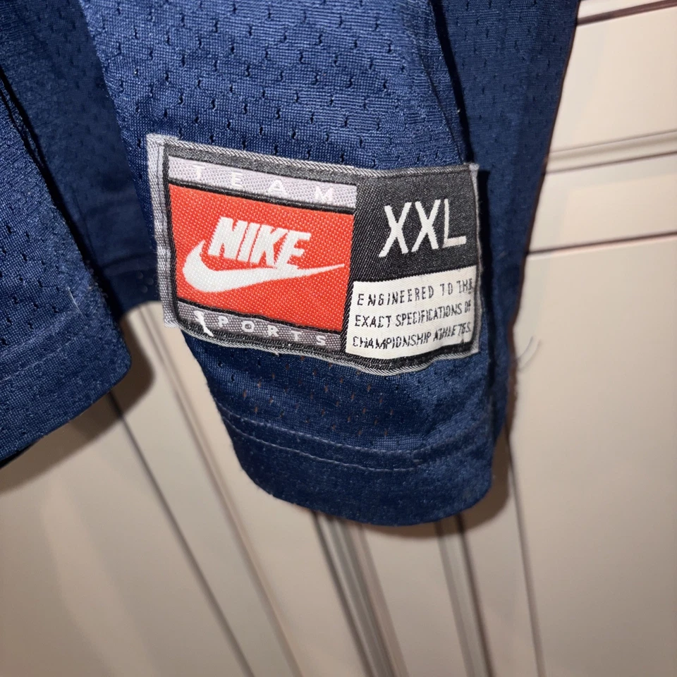 Camiseta de fútbol Nike Team Sports Michigan Wolverines #12 • Azul/Dorado • XXL • De colección Foto 3 de 4