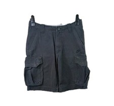 Vintage Nike Cargo Shorts Mens Size 30 Black Summer Holiday Utility Combat Skate