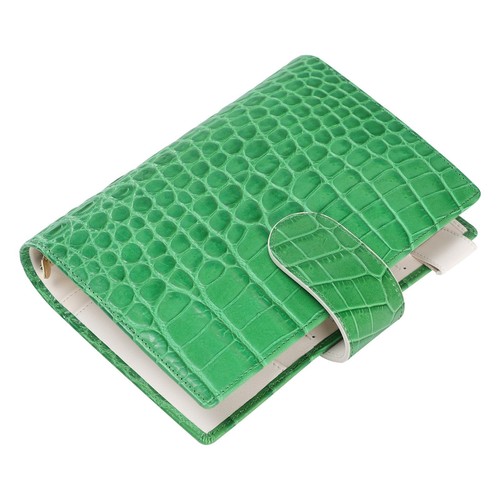 Leather Personal Organizer Planner – 6 Rings Notebook Binder with ...