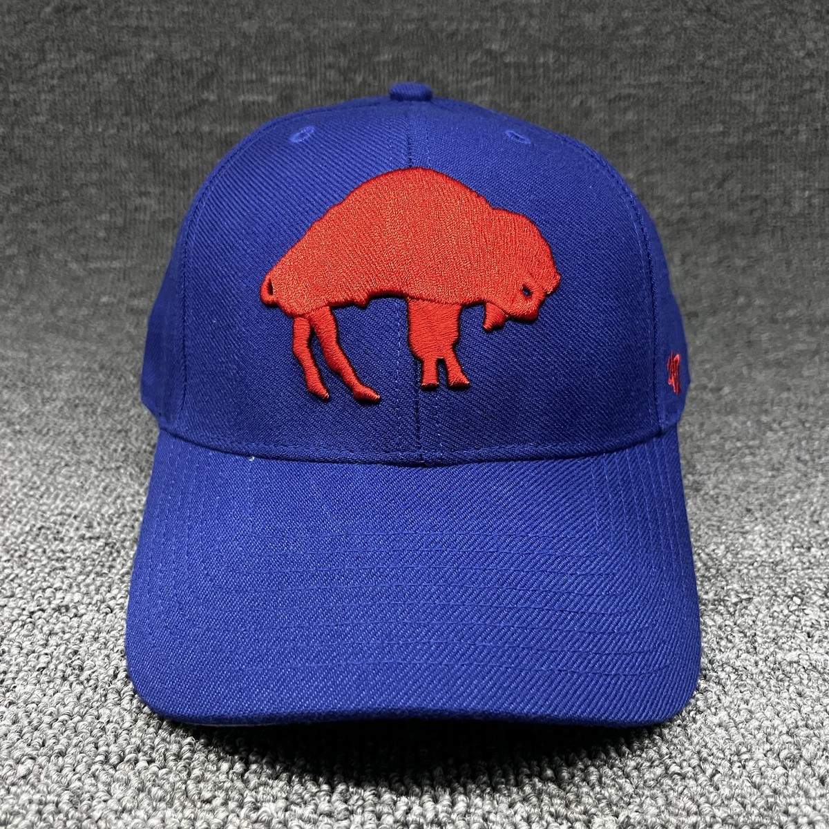 Buffalo Bills '47 Brand MVP Hat NFL Royal Blue Red Adjustable Hook-Loop Cap