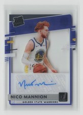 2020-21 Panini Clearly Donruss NICO MANNION RC Auto Rated Rookie Golden State