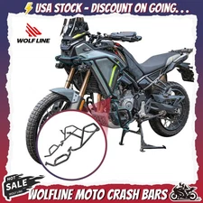 WOLFLINE Crash Bar For CF Moto 450 MT Ibex Engine Guards Reinforced Protect 2026