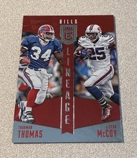 2016 Panini Donruss Elite Lineage #LN-TM LeSean McCoy Thurman Thomas Bills /49