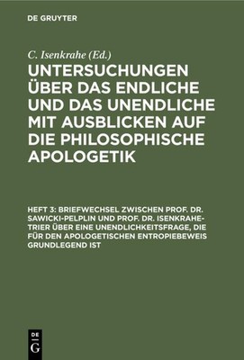 Briefwechsel zwischen Prof. Dr. Sawicki-Pelplin und Prof. Dr. Isenkrahe-Trier üb