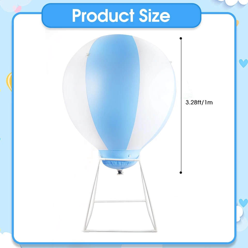 Надувной воздушный шар 3 фута наполовину с подставкой для вечеринки с горячим воздухом... - Изображение 2 из 4