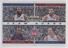 2019 Panini Contenders Team Quads Blake Griffin Luke Kennard Andre Drummond s3g
