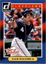 2014 Donruss The Rookies Baseball Card #91 Zach Walters
