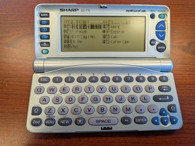 Sharp OZ-770 Wizard  Personal Information Organizer Works Display Issues 