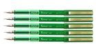14x Hauser SONIC GEL PEN (Green INK) stainless steel tip water proof gel ink