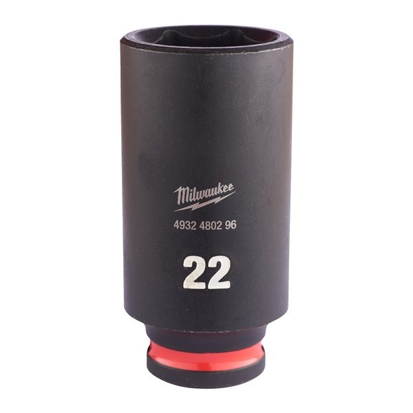 Milwaukee Hex socket ShW 3/8 deep 22mm-1pc - 4932480296