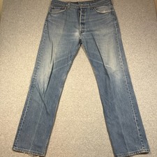 Vintage Levis Jeans Mens 36x33 Blue 501xx Straight Button Fly USA Denim