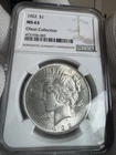 1922 Peace Dollar, NGC MS63 Olson Collection