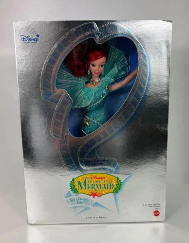 Barbie Little Mermaid Ariel Aqua Fantasy Film Premiere Edition New In Box VTG-31