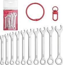 10pcs Super-thin Mini Wrench Set Standard Sae 532-716 Ultra-slim Ignition 10pcs Super-thin Mini Wrench Set Standard Sae 532-716 Ultra-slim Ignition