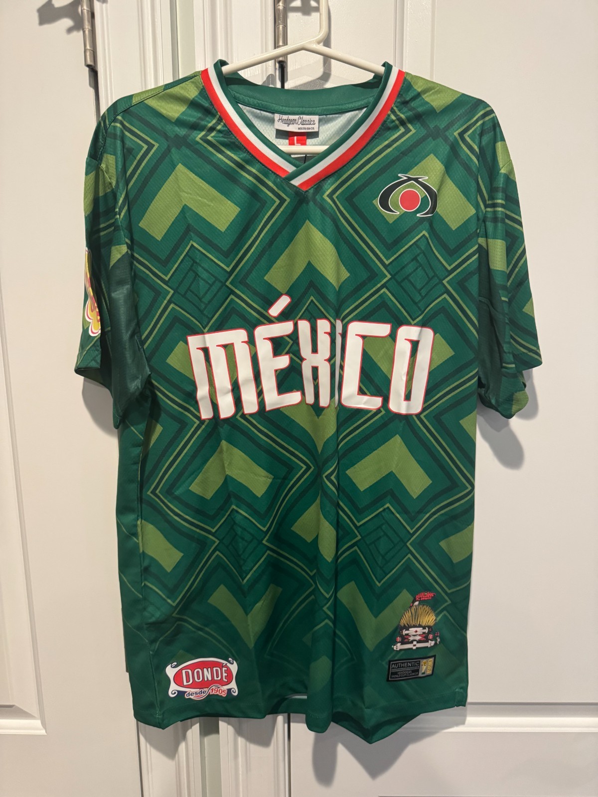 Headgear Classics 1990 Mexico Soccer Jersey Green Size S
