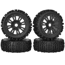 OGRC 1/8 RC Wheels and Tires 17mm Hex RC Monster Truck Buggy PreGlued RC Tire...