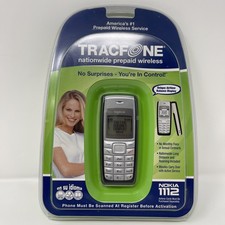 New In box - Nokia 1112 - 4 MB - Black TracFone Vintage Nostalgia Simple Cell