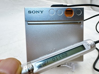 ソニー MDウォークマン MZ-E800 Sony Walkman MZ-E800 Silver MD MiniDisc Player Tested w/ Remote RM