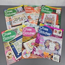 Lot Of 6 The Cross Stitcher Magazines Holiday Seasonal Issues Charts Patterns