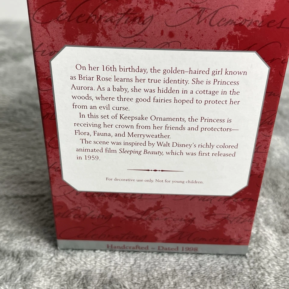 Disney Keepsake Ornament Disney Sleeping Beauty Princess Aurora - Image 3 of 4