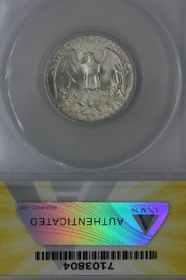 1939 .25 ANACS AU 58 Washington Quarter, Silver 25 Cents (0.25) | eBay