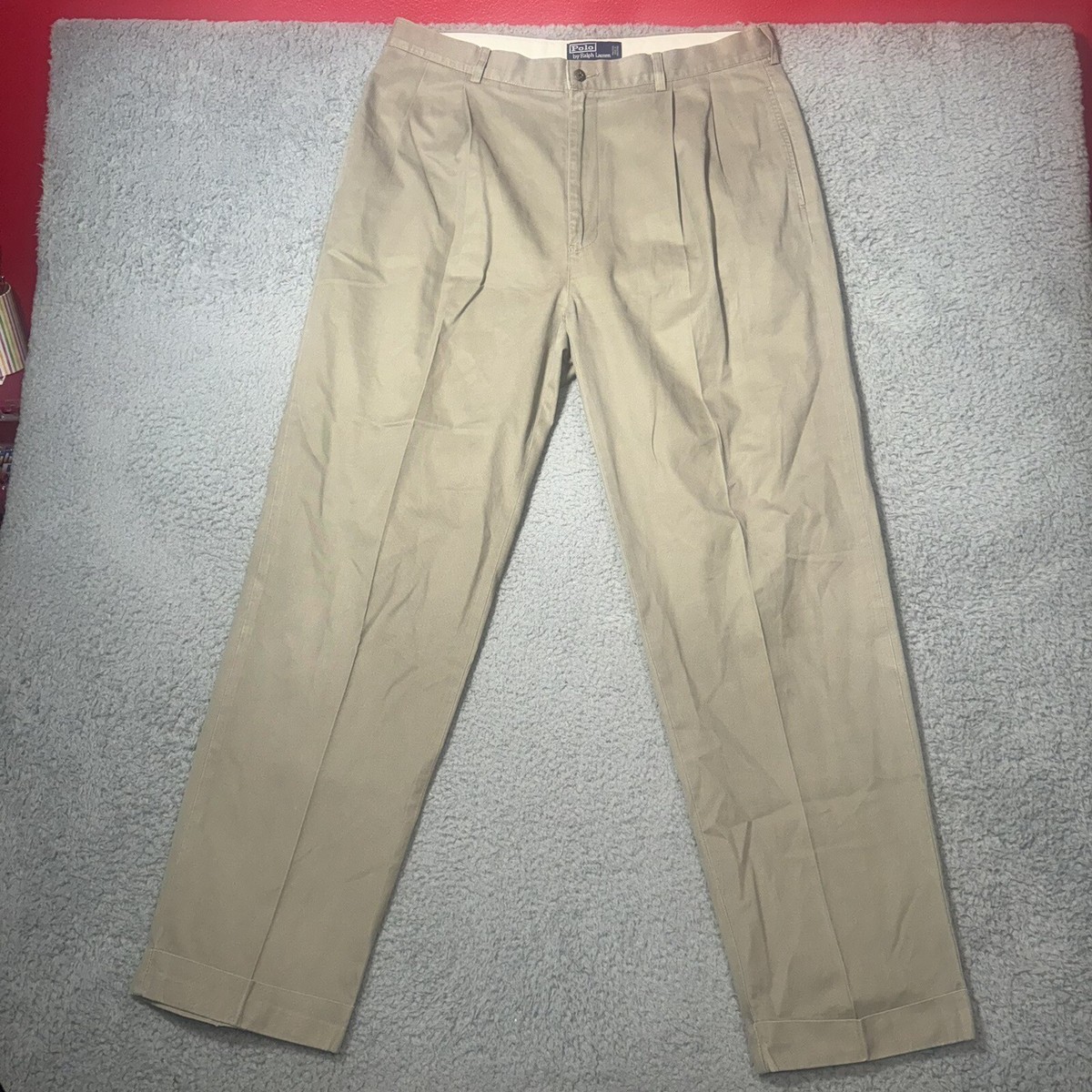 Vintage 90s POLO RALPH LAUREN Hammond Pants Cotton Pleats
