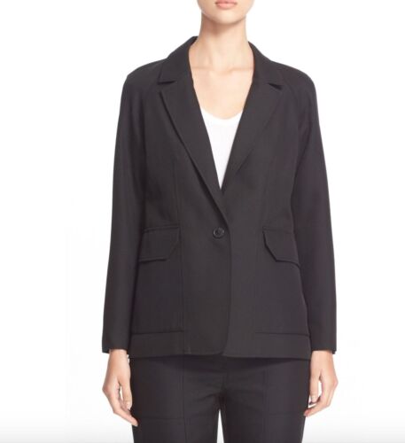$495 T by Alexander Wang Twill Blazer For Unique Look Size 2 - Picture 1 of 12