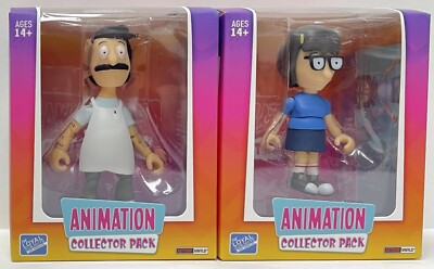 Bob's Burgers Bob & Tina Belcher The Loyal Subjects TLS Vinyl Figures | Lot of 2