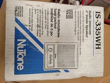 Nutone Intercom IS-335 indoor speaker white with IR-50 rough-in