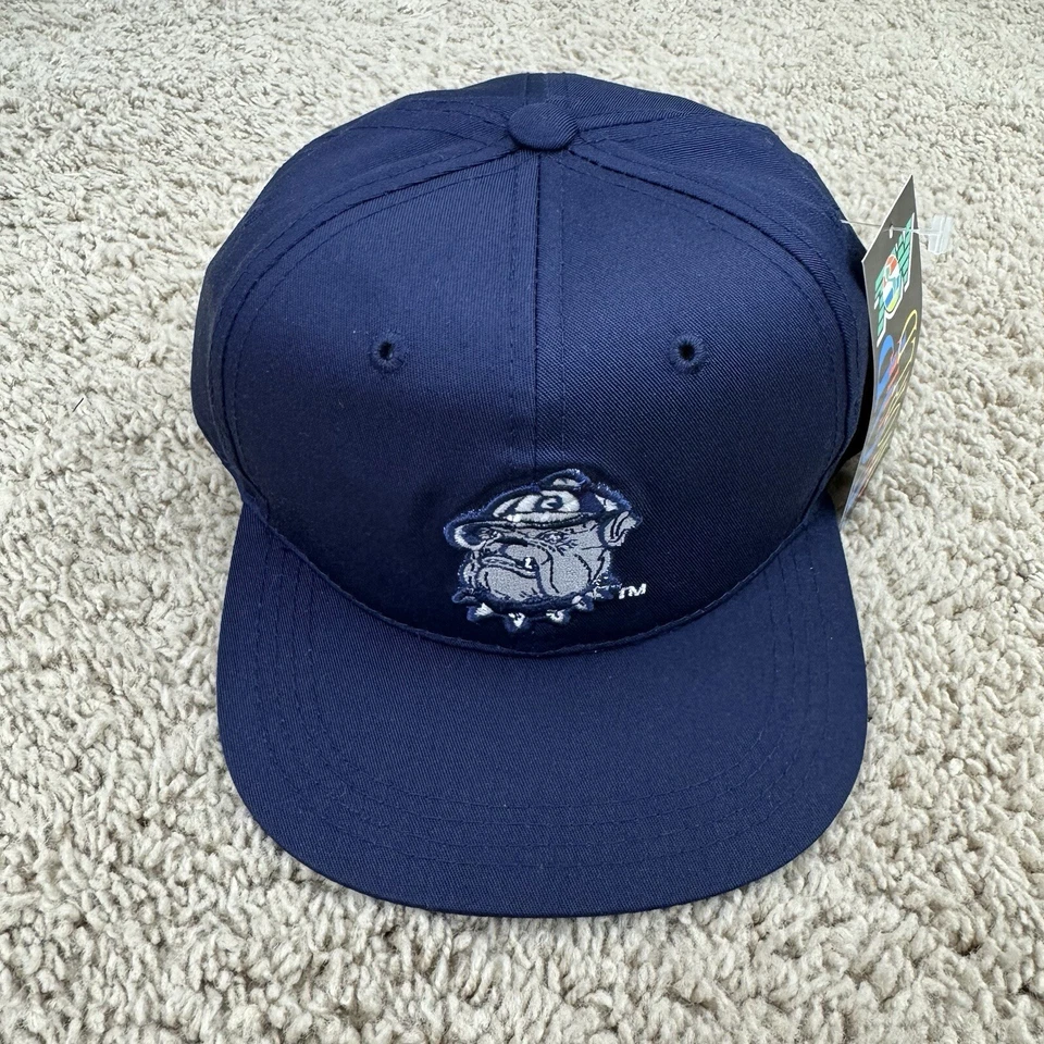 De colección Georgetown Hoyas Sombrero Juvenil Snapback Jack El Bulldog Logo Azul Marino Gorra TOW Foto 4 de 4
