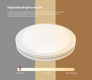 Xiaomi Yeelight 50w Smart Led Aurora Ceiling Light Dual Mode App