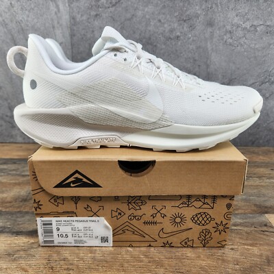 Nike Reactx Pegasus Trail 5 Size 9 Mens Summit White Sail Shoes