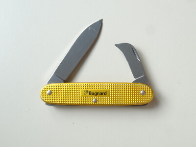 Victorinox Yellow / Gold Pruner ALOX Swiss Army 2 Knife 93mm